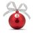 Speaker Christmas ball Red -  CX1449-05