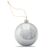 Boule de noël pour sublimation Argent -  CX1466-14 Boule de noël pour sublimation Argent -  CX1466-14