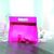 Transparent cosmetic pouch Fuchsia -  IT2558-38