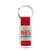 Metalen sleutelhanger Rood -  IT3020-05