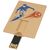 Rectangular degradable credit card USB Kraft brown - Unbranded 1Z48506D