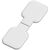 RFX&#8482; M-10 square reflective TPU magnet White - RFX™ 1PR06601