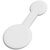 RFX&#8482; M-10 grote ronde reflecterende TPU magneet Wit - RFX™ 1PR07001