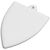 RFX&#8482; H-12 badge reflective TPU hanger White - RFX™ 1PR10501