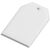 Attache réfléchissante en TPU en forme d'étiquette H-12 RFX&#8482; Blanc - RFX™ 1PR10701