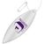 RFX&#8482; H-12 reflecterende TPU hanger met ellips Wit - RFX™ 1PR11301