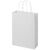 Sac en papier Kraft 120 g/m2 avec poignées torsadées, 24 x 9 x 32 cm Blanc - Unbranded 1ZM00701