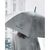 Reflektierender Regenschirm Matt silber -  MO6132-16