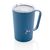 RCS Recycled stainless steel modern vacuum mug with lid Blue - XD Collection P433.055