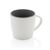 Ceramic mug with coloured inner 300ml White, Grey - XD Collection P434.003