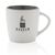 Ceramic mug with coloured inner 300ml White, Grey - XD Collection P434.003