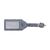 RPET Felt GRS Luggage Tag Gepäckanhänger Grau -  W34890