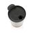 GRS gerecycled PP en roestvrijstalen kurk koffiebeker Zilver - XD Collection P435.072