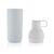 Flow Vakuumflasche aus RCS recyceltem Stainless-Steel Weiß - XD Xclusive P435.543