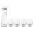 Set de boisson en verre recyclé Transparent -  MO6656-22 Set de boisson en verre recyclé Transparent -  MO6656-22