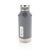 Leak proof vacuum bottle with logo plate Grey - XD Collection P436.672