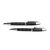 Parure de stylo bille et roller Daniel Noir, Argent -  2057.050