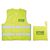 Knitted material waistcoat Yellow -  MO8062-08