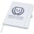 Honua A5 notitieboek van gerecycled papier met gerecyclede PET cover Wit - Marksman 10776301