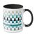 Mug coloré Noir -  MO8422-03