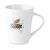 Porzellan Kaffeebecher 250ml Weiß -  MO9078-06