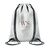 Reflective drawstring bag Silver -  MO9403-14