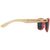 Sun Ray Bambus Sonnenbrille Rot - Unbranded 12700521