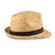 Chapeau en paille naturelle Noir -  MO9844-03