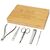 Ladia 5-piece bamboo manicure set Natural  - Unbranded 12619806