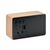 LED alarm clock bamboo casing Wood -  MO9921-40