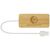 Tapas USB hub van bamboe Naturel - Unbranded 12430606