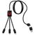 SCX.design C28 5-in-1 extended charging cable Red, Black - SCX.design 2PX06421
