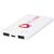 Batterie de secours Slender slim dual de 4 000 mAh Blanc - Unbranded 12431901