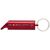 Flare RCS recycled aluminium IPX LED light and bottle opener with keychain Red - Unbranded 10457421