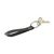 Vegan Pineapple Leather Keyring sleutelhanger Zwart -  128698