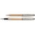 Parure de stylo bille et roller en bois Oliviero Brun -  9156.011
