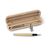 Parure de stylo bille et roller en bois Oliviero Brun -  9156.011