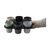 Circulcup Coffee Cup Tray 6-hole Ø 8 cm Schwarz - Circulware 254998