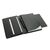 Swiss Peak Heritage RCS rPU A5 stone paper portfolio Black - Swiss Peak P774.421