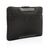 Swiss Peak AWARE™ RPET Voyager 15.6" laptop sleeve Black - Swiss Peak P788.091