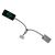 BrandCharger Lany Wristband Charge oplaadkabel Gun metal -  1163688.411