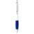 Stylo bille avec corps blanc et grip coloré Nash (encre noire) Blanc, Bleu royal - Unbranded 10637100