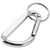 Porte-clés mousqueton Timor Argent - Unbranded 11808502