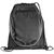 Peek zippered pocket drawstring backpack 5L Black - Unbranded 12012000