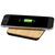 Leaf 5W bamboo and fabric wireless charging pad Natural, Solid black - Unbranded 12411800