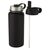 Supra 1 liter koper vacuüm geïsoleerde drinkfles met 2 deksels Zwart - Unbranded 10068290