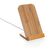 Bamboo 5W wireless charging stand Brown - XD Collection P308.179