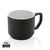 Keramische moderne mok 350 ml Zwart, Wit - XD Collection P434.041