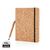 Carnet de notes en liège avec stylo en bambou A5 Brun - XD Collection P773.779