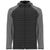 Minsk unisex hybrid geïsoleerd jack Zwart, Heather zwart - Roly R11208M1
